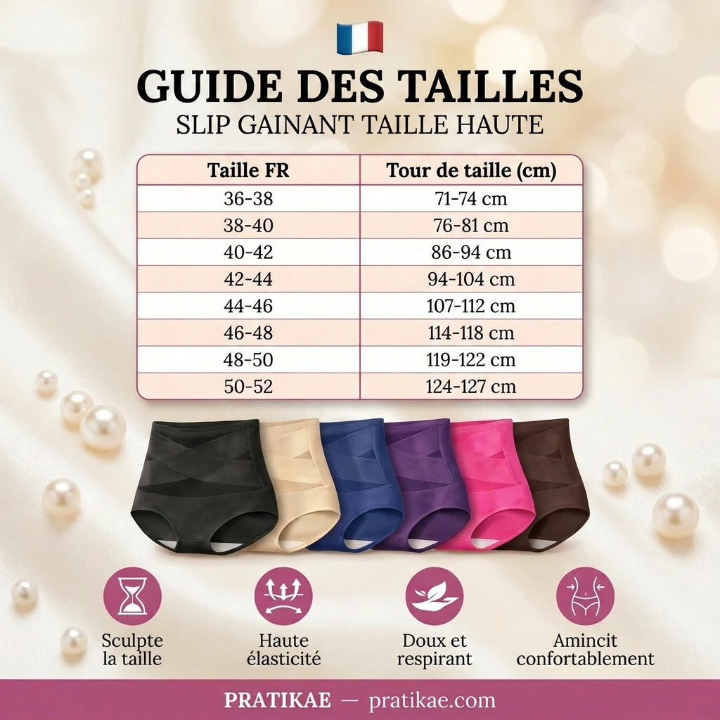 Culotte gainante taille haute — ventre plat sans coutures