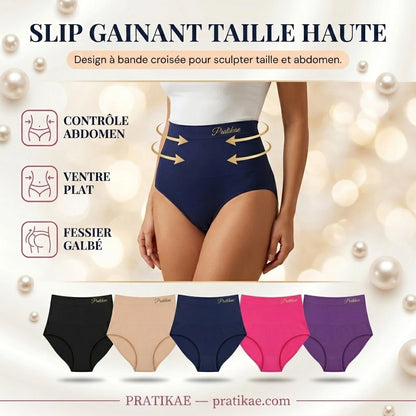 Culotte gainante taille haute — ventre plat sans coutures