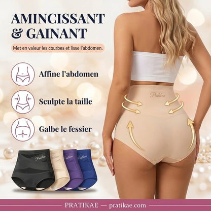Culotte gainante taille haute — ventre plat sans coutures