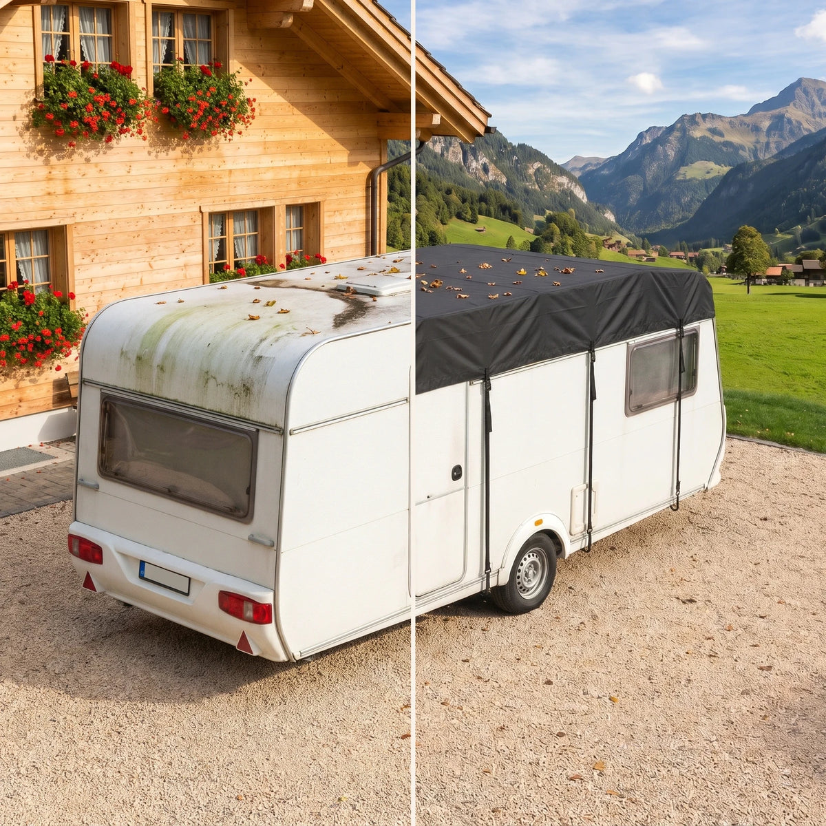 Housse de toit pour camping-car et caravane