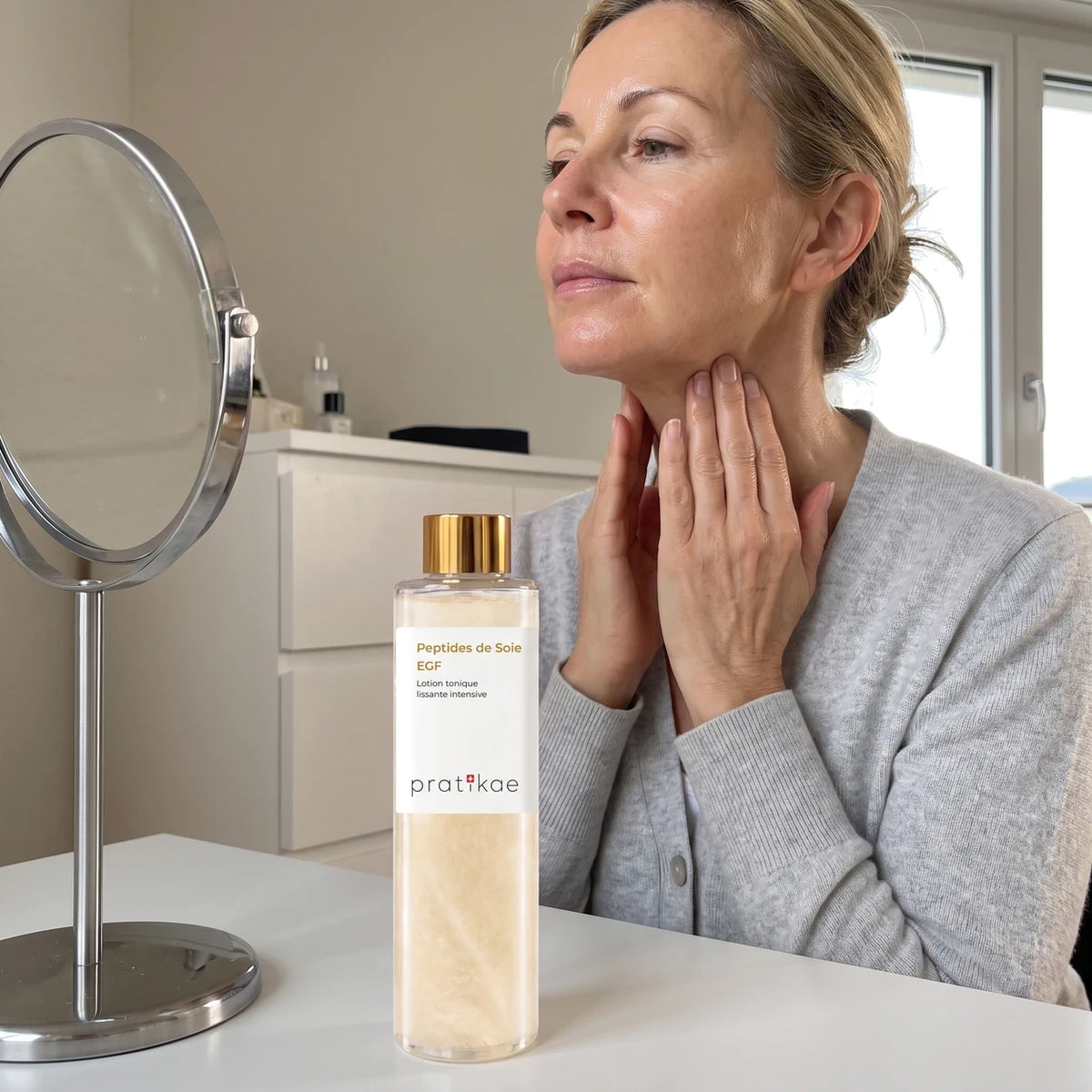 Lotion tonique aux peptides de soie Pratikae