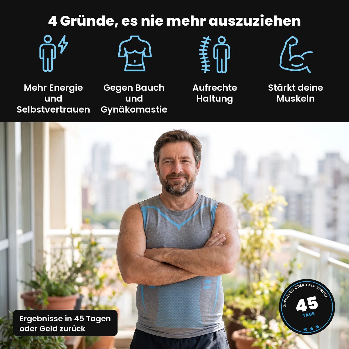 Débardeur de compression homme
