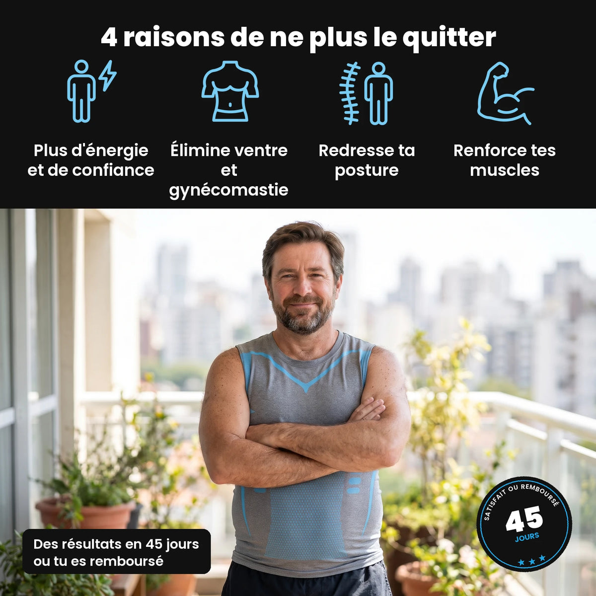 Débardeur de compression homme