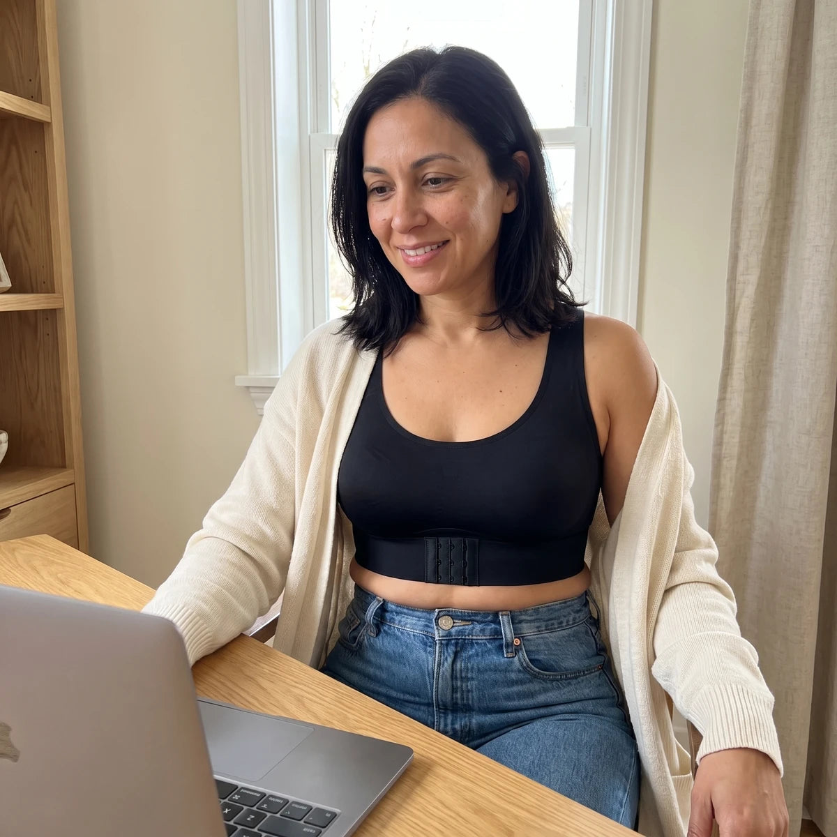 Soutien-gorge posture au bureau