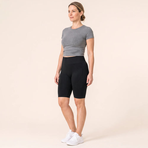 Short sculptant taille haute noir