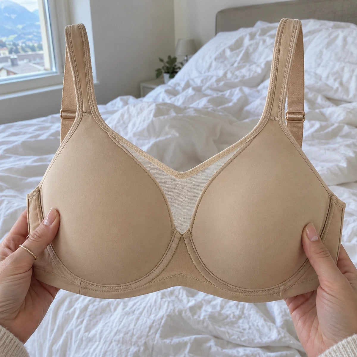 Soutien-gorge Léonie – panneau central en tulle